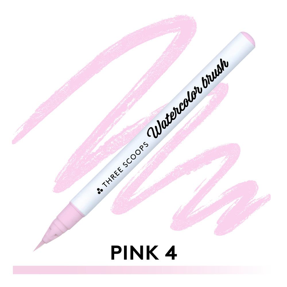Watercolor brush - Pink 4