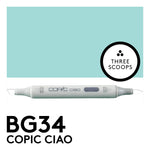 Copic Ciao BG34 - Horizon Green