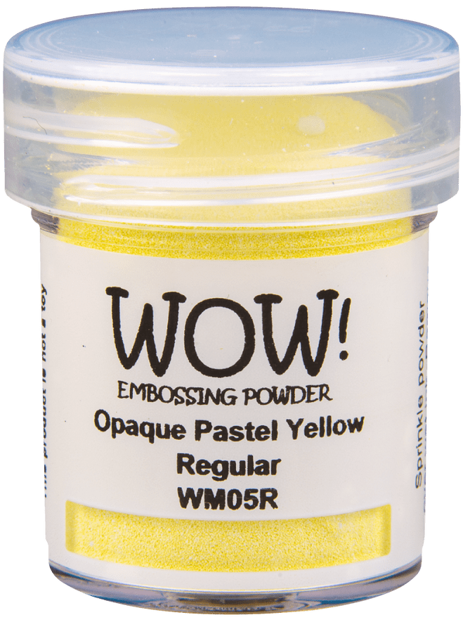 WOW Embossing Powder - Opaque Pastel Yellow