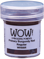 WOW Embossing Powder - Primary Burgundy Red