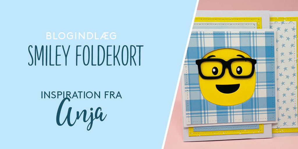 Smiley foldekort – Three Scoops Design