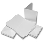 Kort med kuverter - A7 hvid