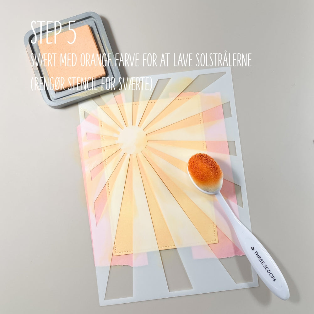 Startpakke Stencil og Oxide - Solstråler & Skyer