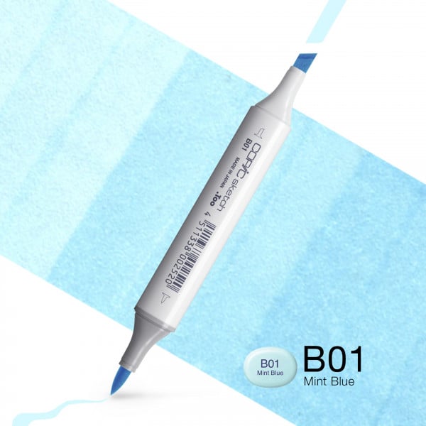 Copic Sketch B01 - Mint Blue