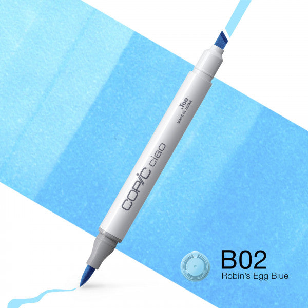 Copic Ciao B02 - Robin's Egg Blue