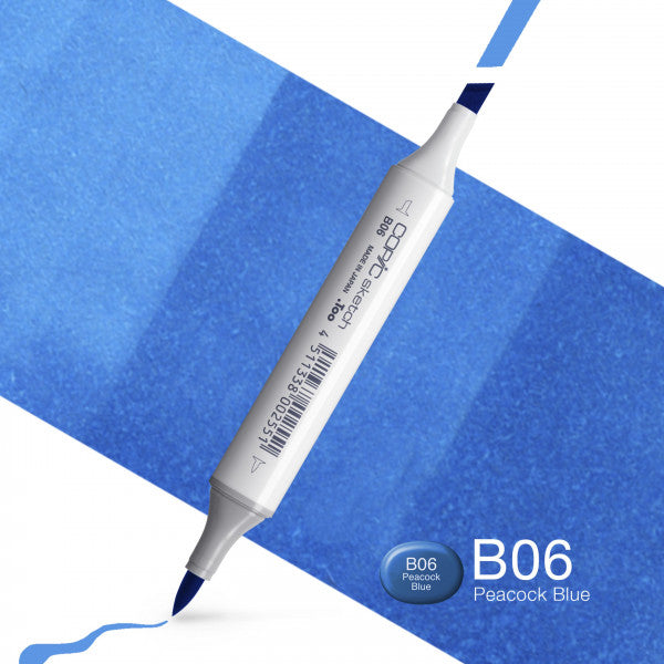 Copic Sketch B06 - Peacock Blue