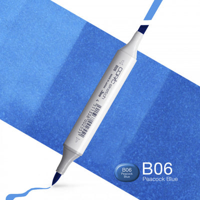 Copic Sketch B06 - Peacock Blue