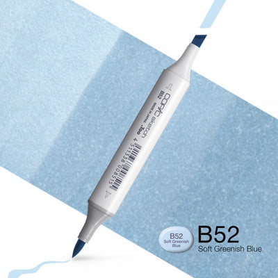 Copic Sketch B52 - Soft Greenish Blue