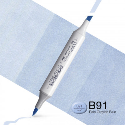 Copic Sketch B91 - Pale Grayish Blue