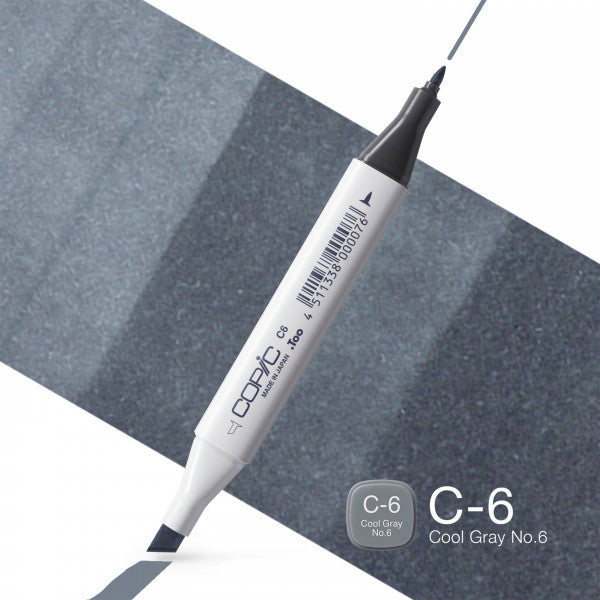 Copic Classic C6- Cool Gray No. 6