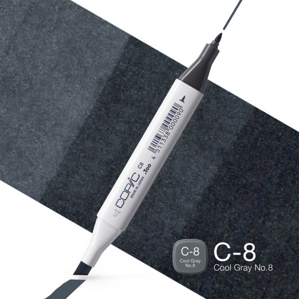 Copic Classic C8- Cool Gray No. 8