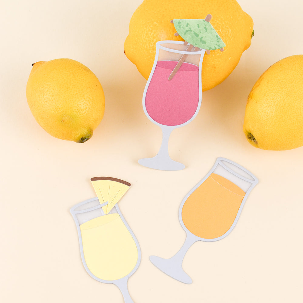 Pina colada glas die