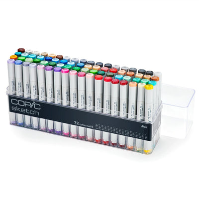 Copic Sketch sæt B - 72 stk.