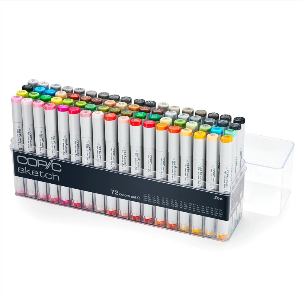 Copic Sketch sæt C - 72 stk.