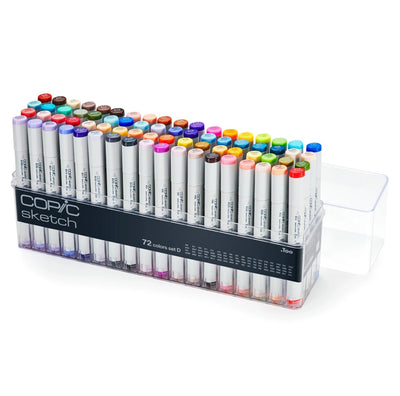 Copic Sketch sæt D - 72 stk.