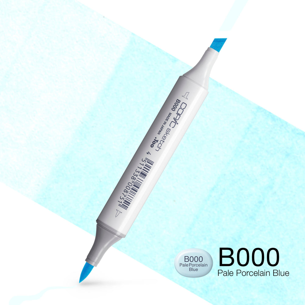 Copic Sketch B000 - Pale Porcelain Blue
