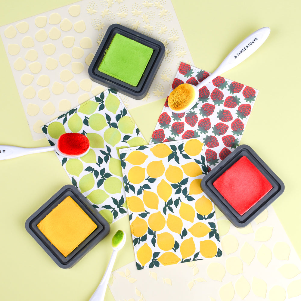 Startpakke Stencil og Oxide - Jordbær & Citron