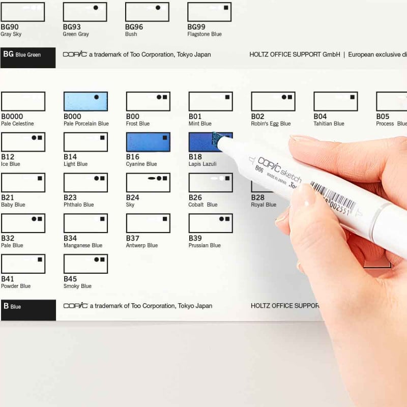 Copic Swatch Book