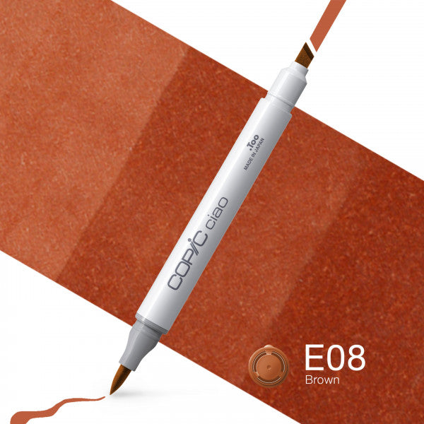 Copic Ciao E08 - Brown