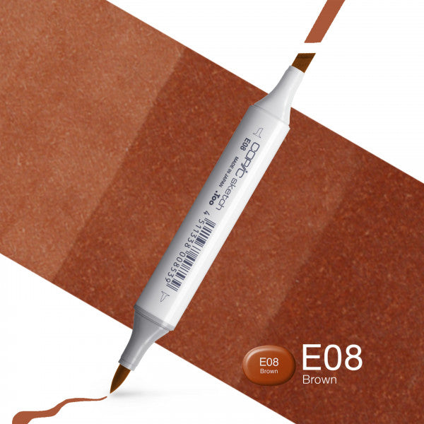Copic Sketch E08 - Brown