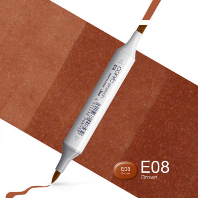 Copic Sketch E08 - Brown