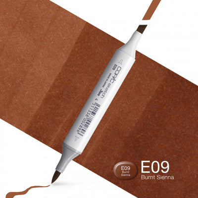 Copic Sketch E09 - Burnt Sienna