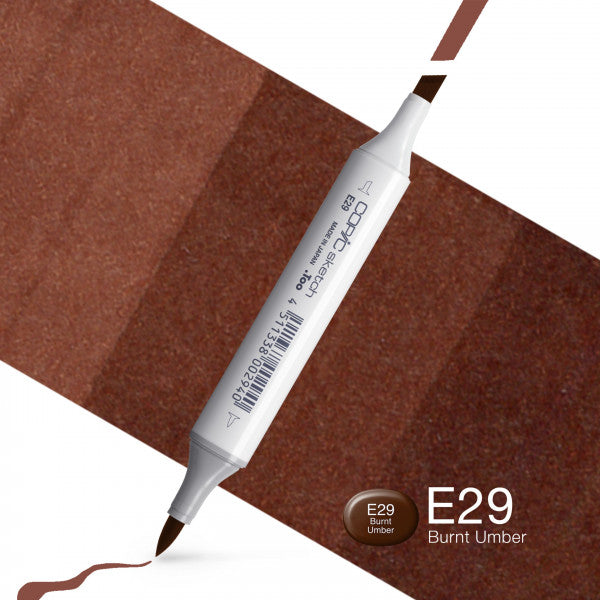 Copic Sketch E29 - Burnt Umber