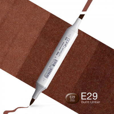Copic Sketch E29 - Burnt Umber