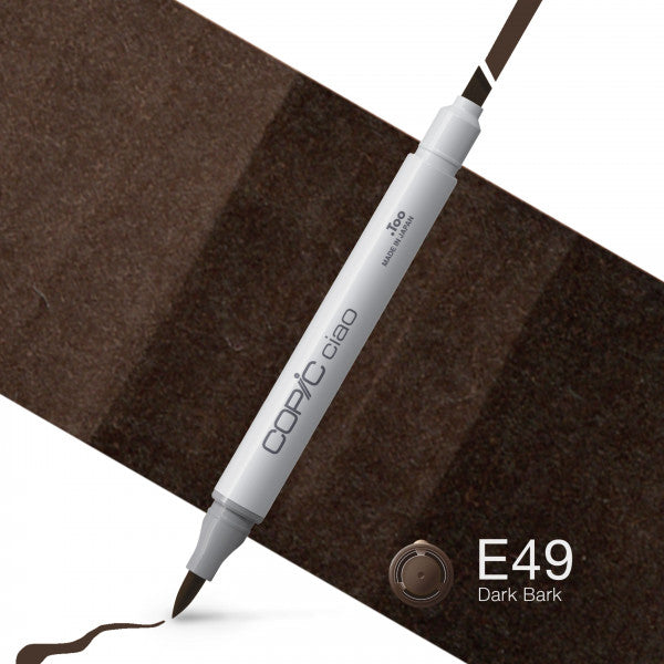 Copic Ciao E49 - Dark Bark