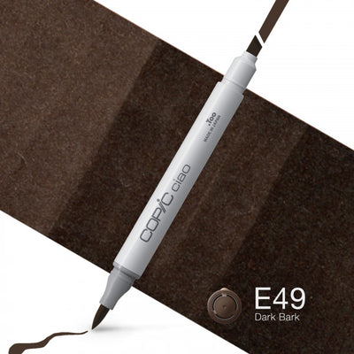 Copic Ciao E49 - Dark Bark