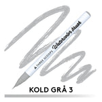 Watercolor brush - Kold grå 3