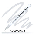 Watercolor brush - Kold grå 4