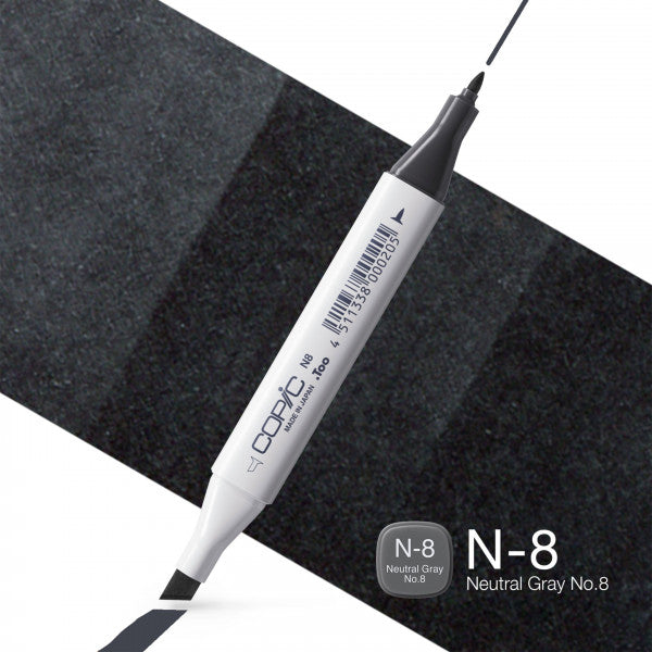 Copic Classic N8 - Neutral Gray No. 8