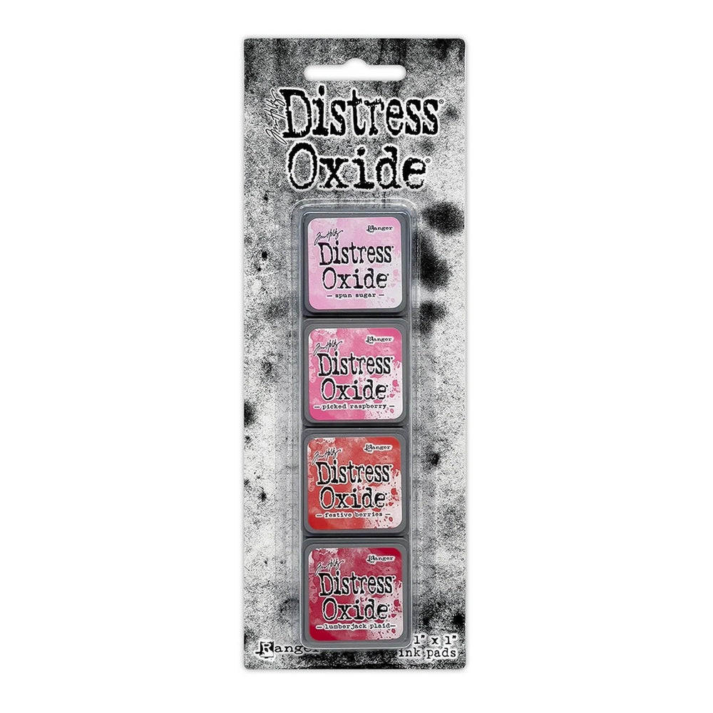 Distress Oxide - Mini sæt 1 Lyserød/rød