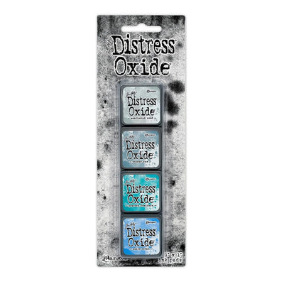 Distress Oxide - Mini sæt 4 Blå