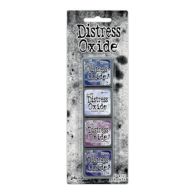 Distress Oxide - Mini sæt 5 Lilla/blå