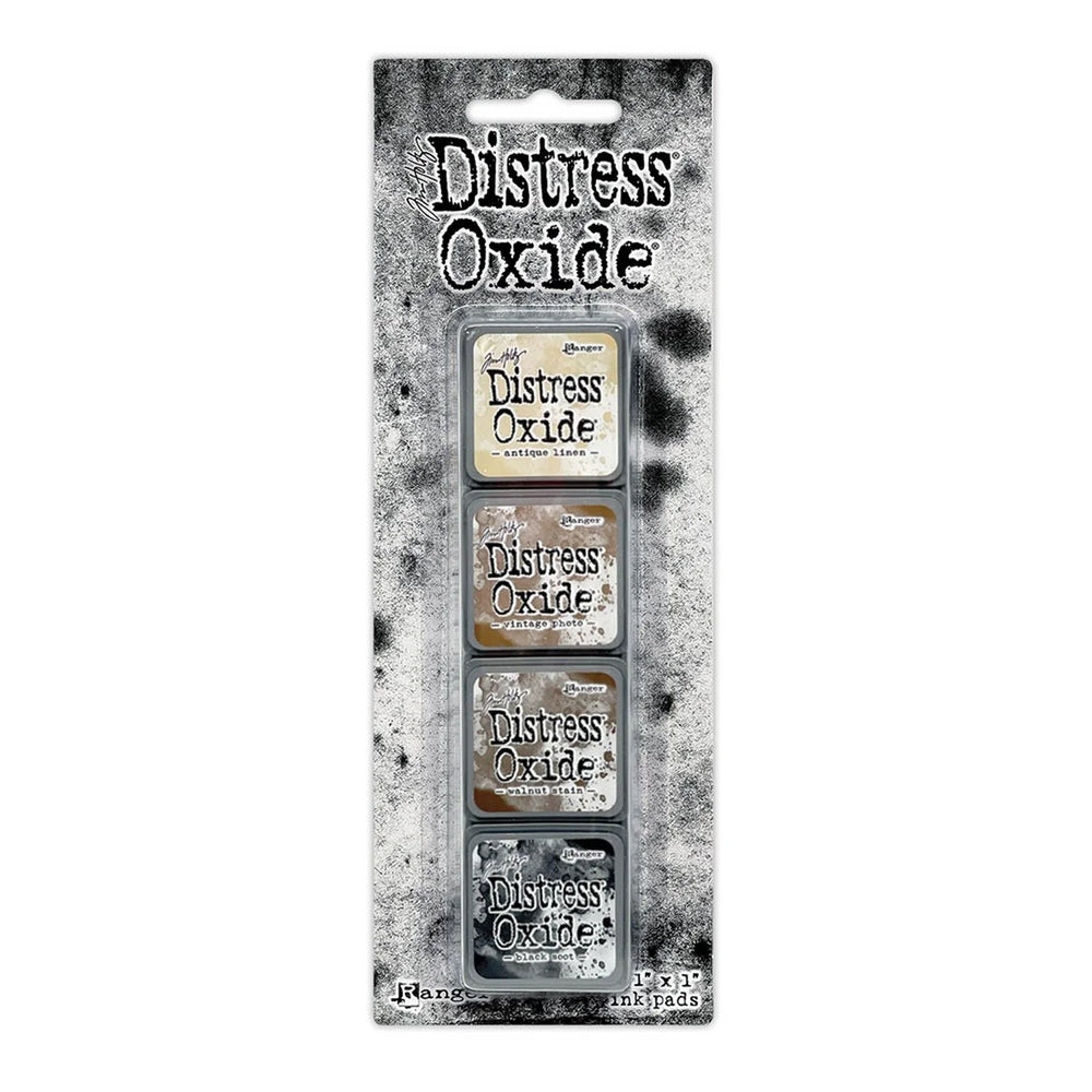 Distress Oxide - Mini sæt 6 Brun/sort