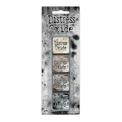 Distress Oxide - Mini sæt 6 Brun/sort