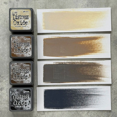 Distress Oxide - Mini sæt 6 Brun/sort