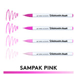 Watercolor brush - Pink sampak