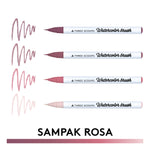 Watercolor brush -  Rosa sampak