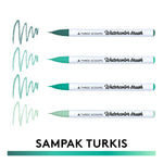 Watercolor brush -  Turkis sampak