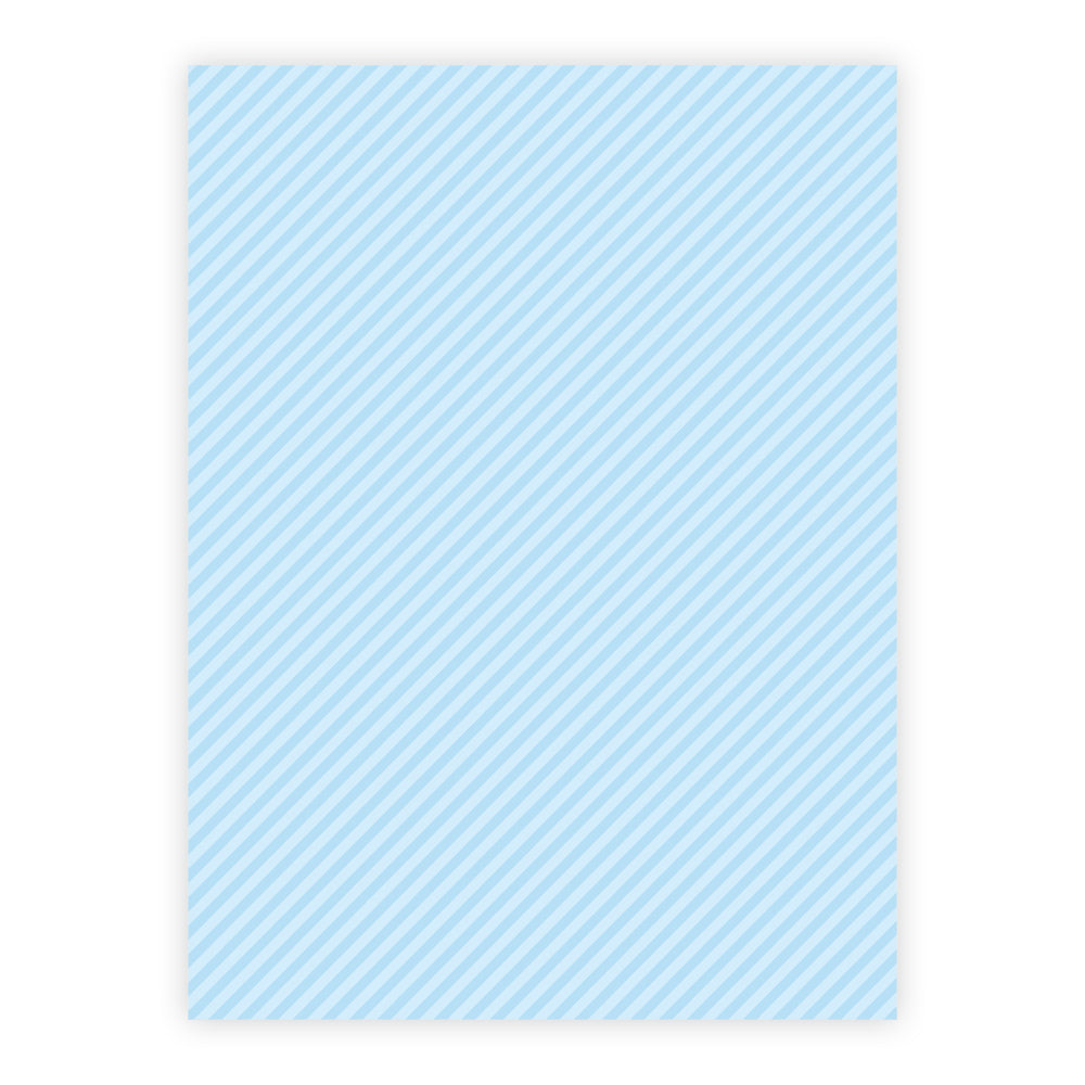 Smagen af blue boblegum - Diagonale striber