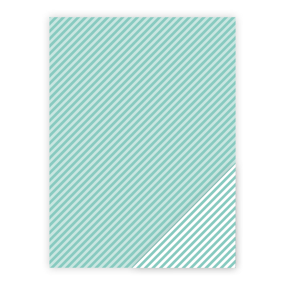 Smagen af mint - Diagonale striber