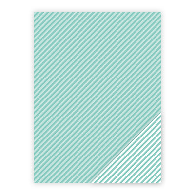 Smagen af mint - Diagonale striber