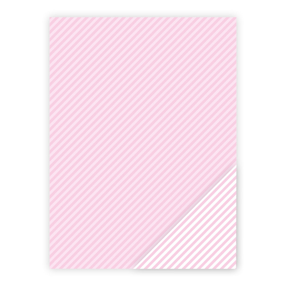 Smagen af candyfloss - Diagonale striber