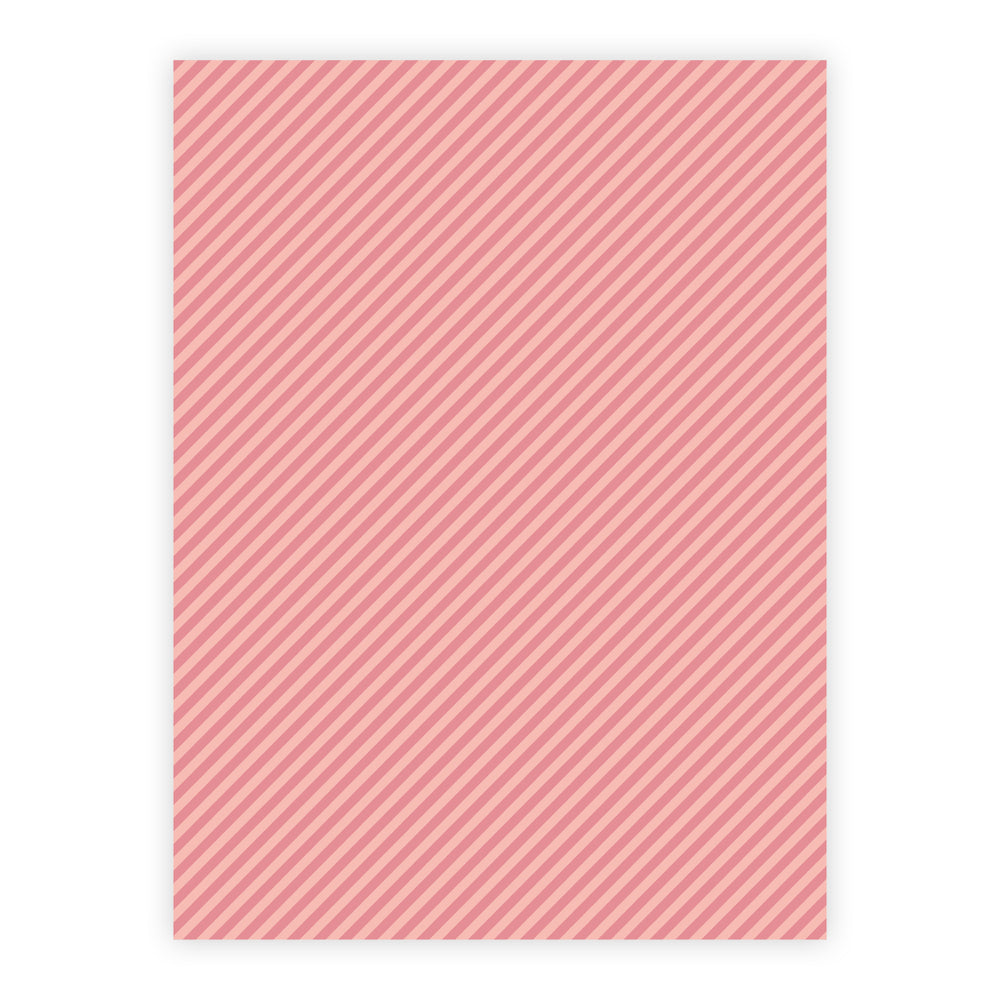 Smagen af rose - Diagonale striber
