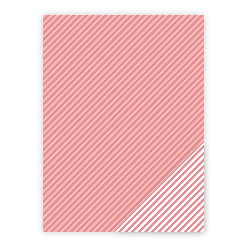 Smagen af rose - Diagonale striber