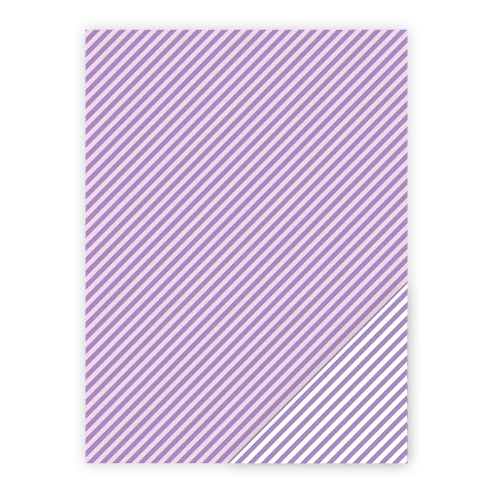 Smagen af lavendel - Diagonale striber