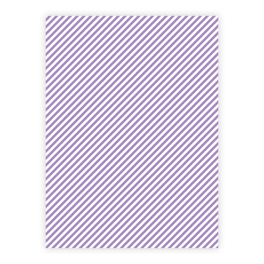 Smagen af lavendel - Diagonale striber